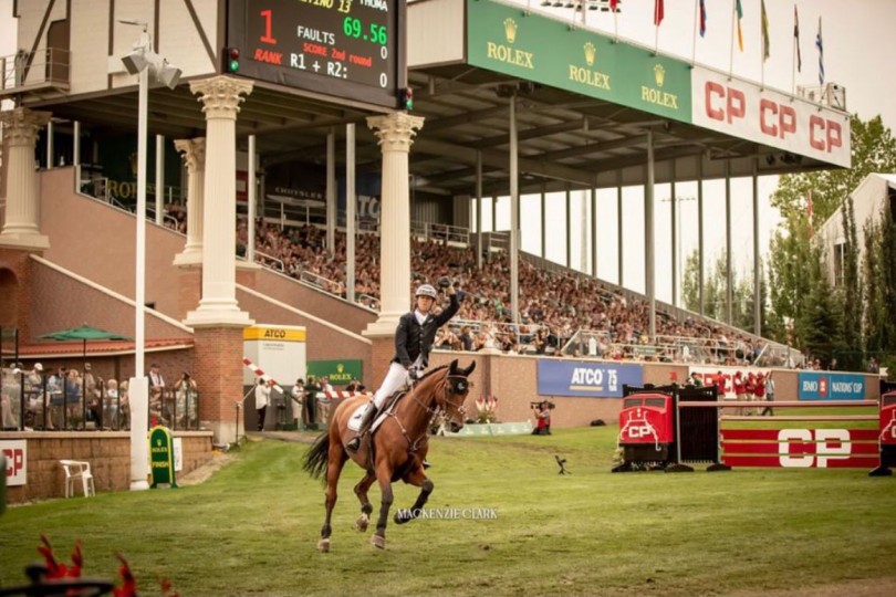 Third place for Gilles and Aretino in the Spruce Meadows 'Masters' GP